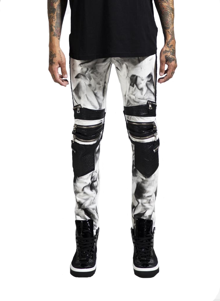 enzo biker jeans