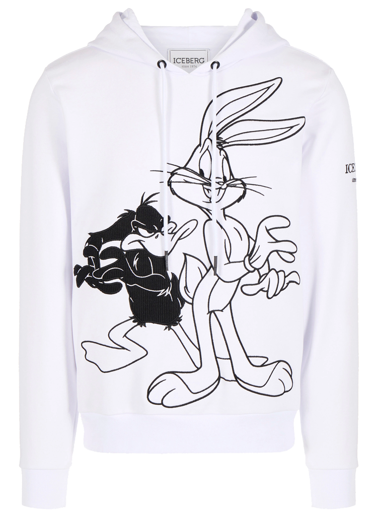 Iceberg BUGS BUNNY + DAFFY DUCK HOODIE | Moda404 Men's Boutique