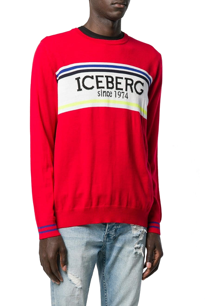 Iceberg CLASSIC LOGO KNIT SWEATER | Moda404 Men's Boutique