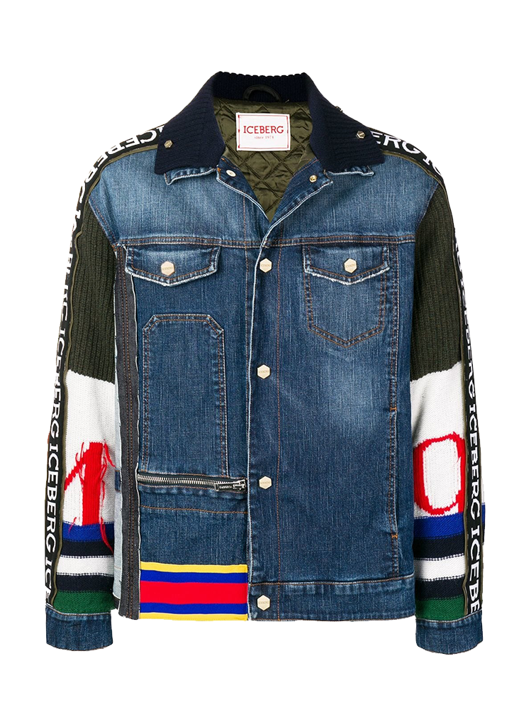 Iceberg EURO CAPSULE LOGO DENIM JACKET | Moda404 Men's Boutique