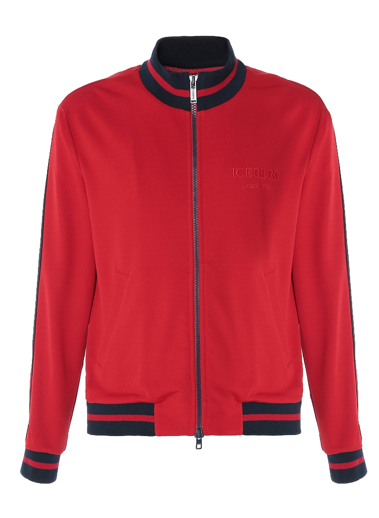 Iceberg STRIPE COLLAR TRACK JACKET | Moda404 Men's Boutique