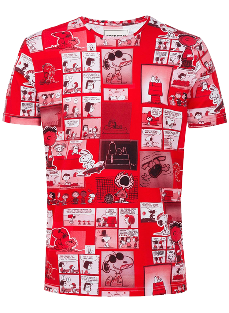 Iceberg SNOOPY COMIC STRIP TEE | Moda404 Men's Boutique