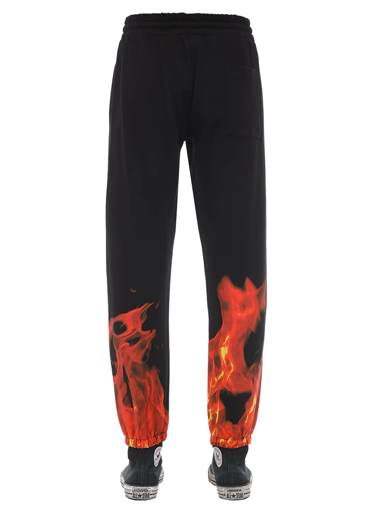 white flame joggers
