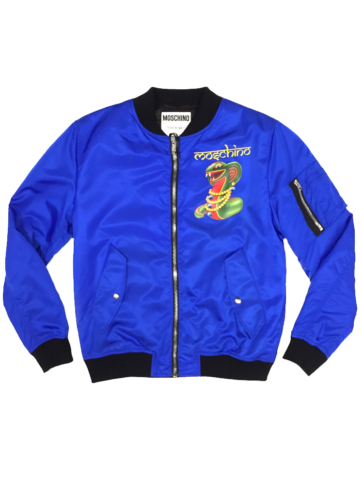 moschino blue jacket