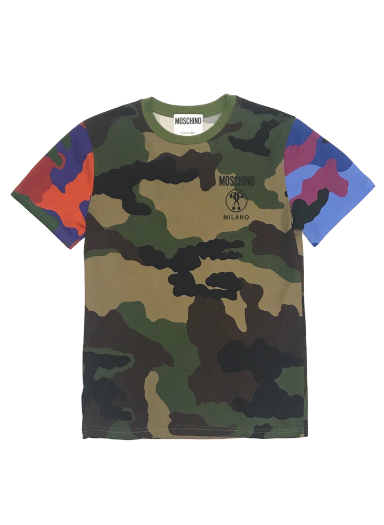 moschino camo t shirt