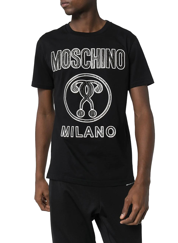 Moschino MOSCHINO RAISED LOGO TEE | Moda404 Men's Boutique