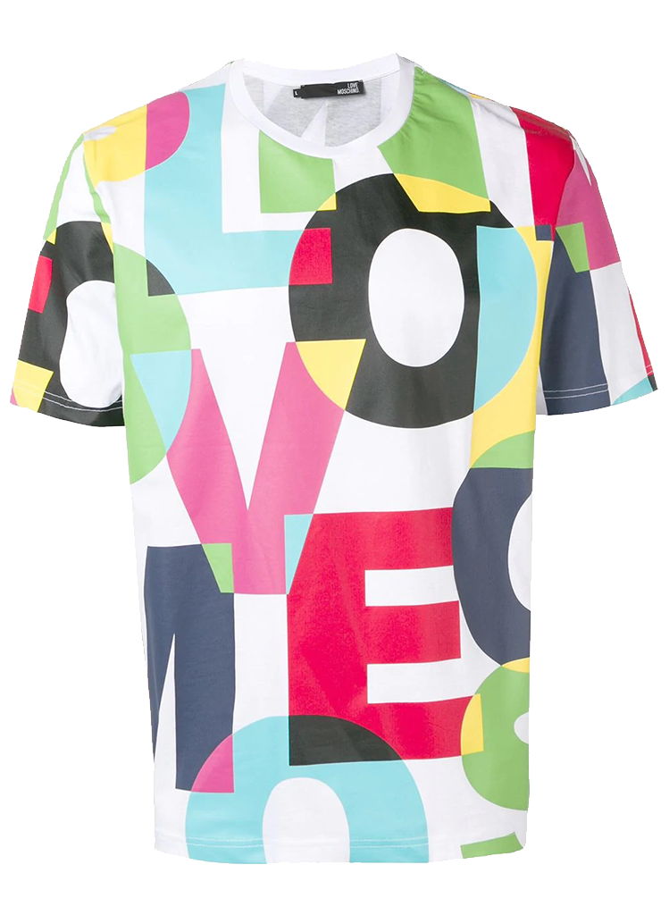 Moschino LOVE COLORS TEE | Moda404 Men's Boutique Moschino LOVE COLORS TEE | Moda404 Men's Boutique