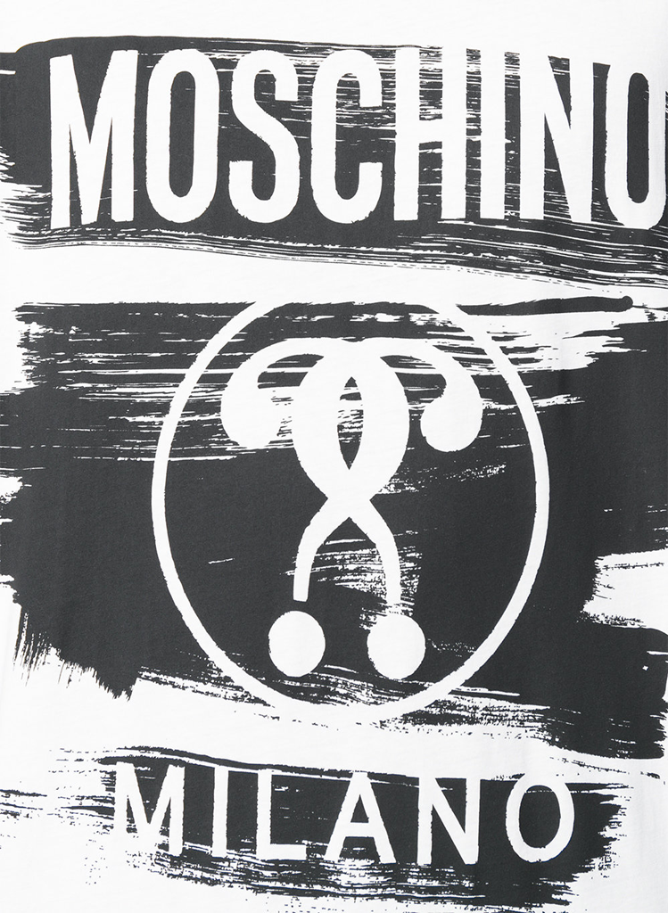 Moschino MOSCHINO PAINTED LOGO TEE | Moda404 Men's Boutique