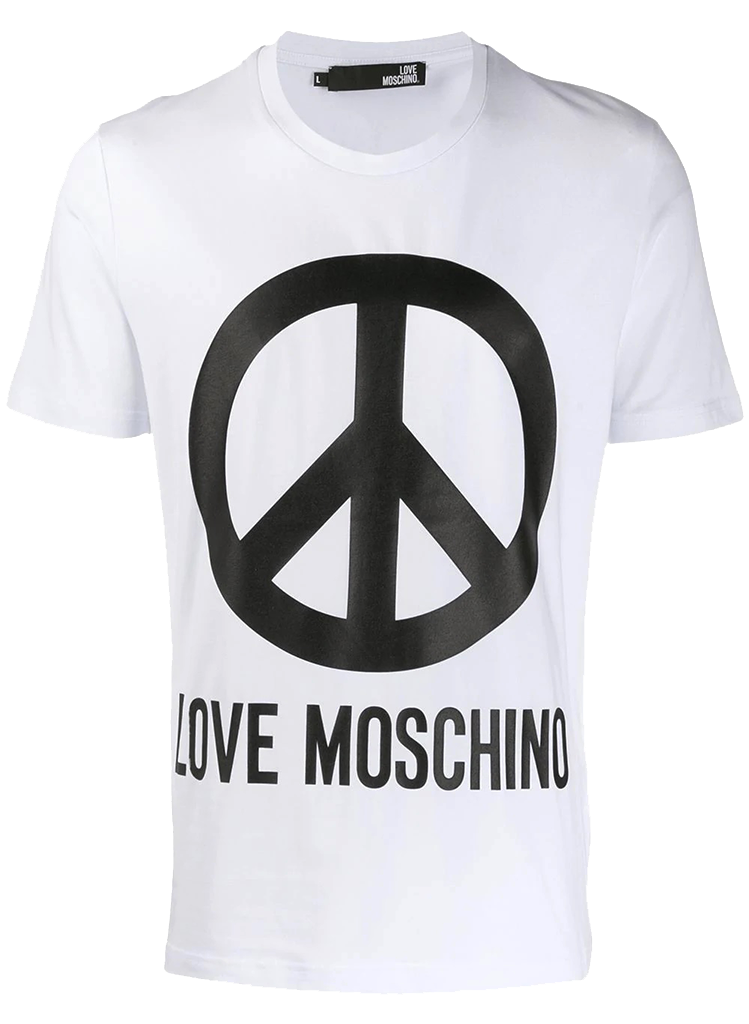 Moschino LOVE MOSCHINO PEACE SIGN TEE | Moda404 Men's Boutique