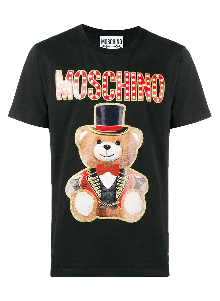 Moschino TOP HAT BEAR LOGO TEE | Moda404 Men's Boutique
