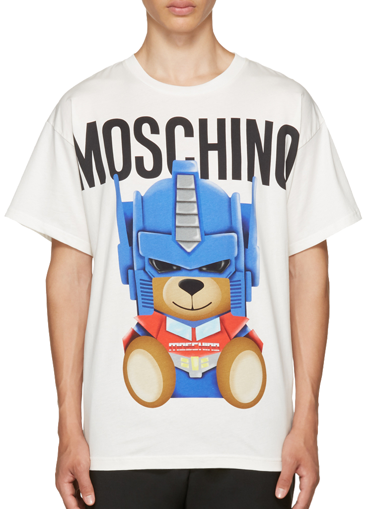 moschino transformers t shirt