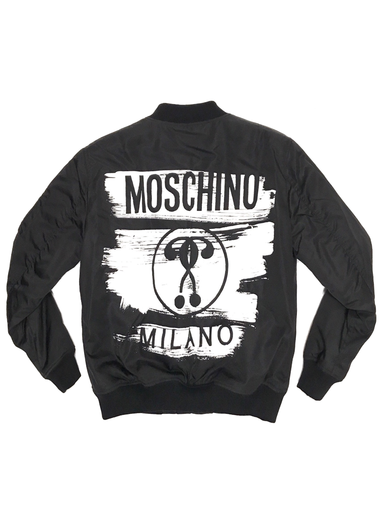 Moschino MOSCHINO MILANO LOGO BOMBER | Moda404 Men's Boutique
