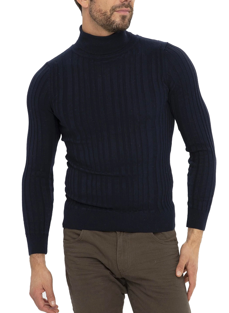 Ron Tomson RIBBED TURTLENECK | Moda404 Men's Boutique