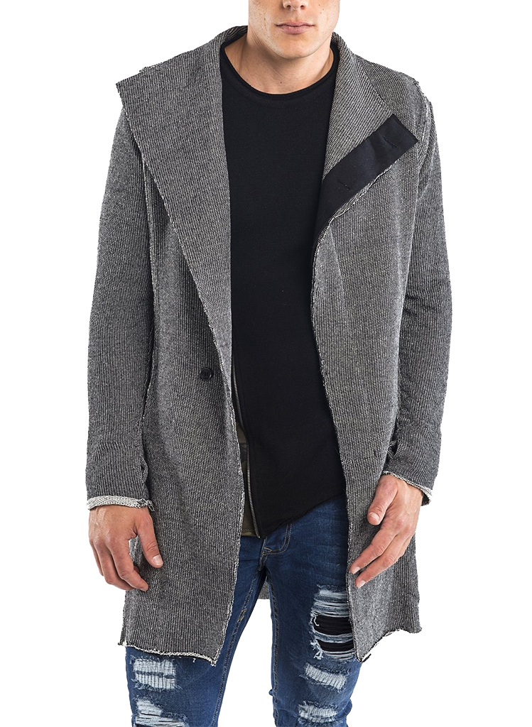 Ron Tomson ASYMETRICAL KNIT JACKET | Moda404 Men's Boutique