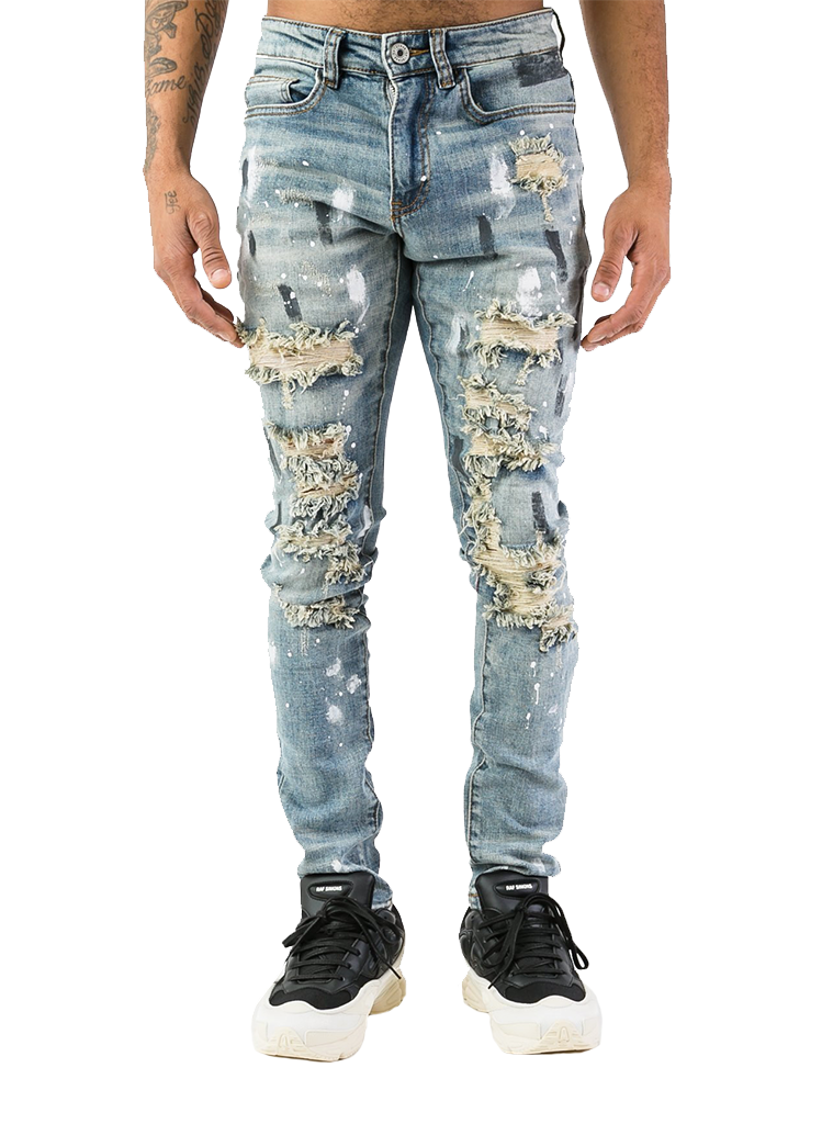 Serenede PICASSO RIPPED JEANS | Moda404 Men's Boutique