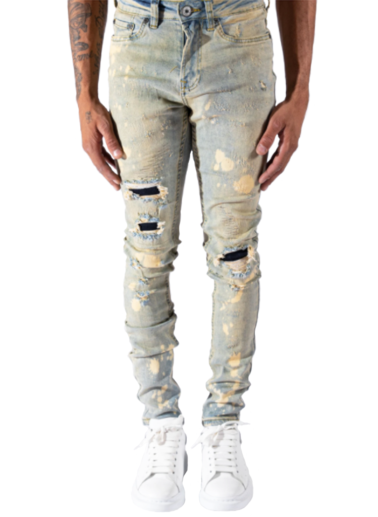 Serenede TRUFFLE BLEACH JEANS Moda404 Men's Boutique