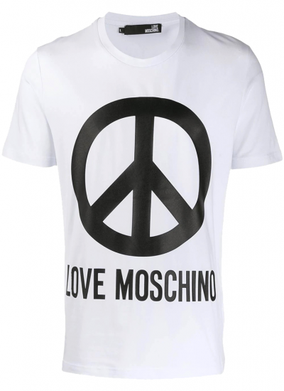 Moschino LOVE MOSCHINO PEACE SIGN TEE | Moda404 Men's Boutique